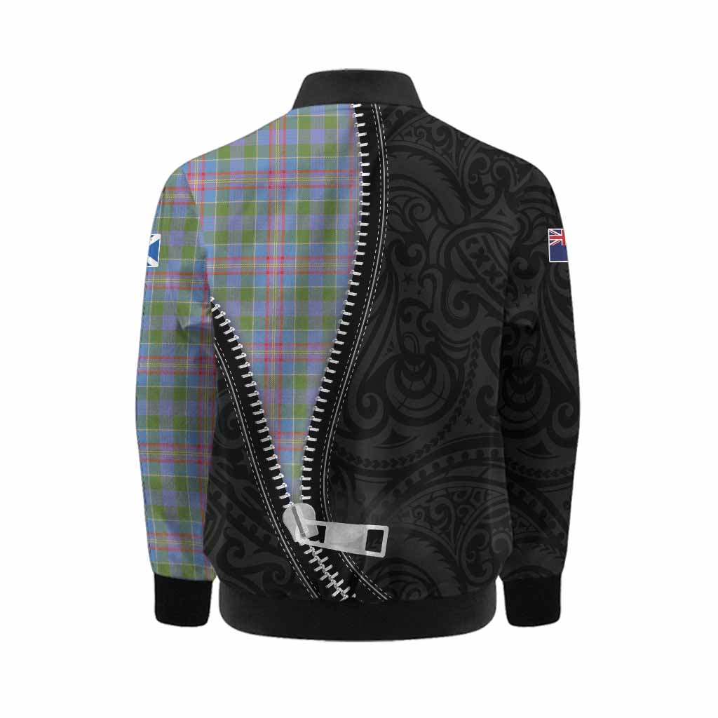 Ralston Tartan Kid Bomber Jacket New Zealand Pattern Unique Zipper Stylized