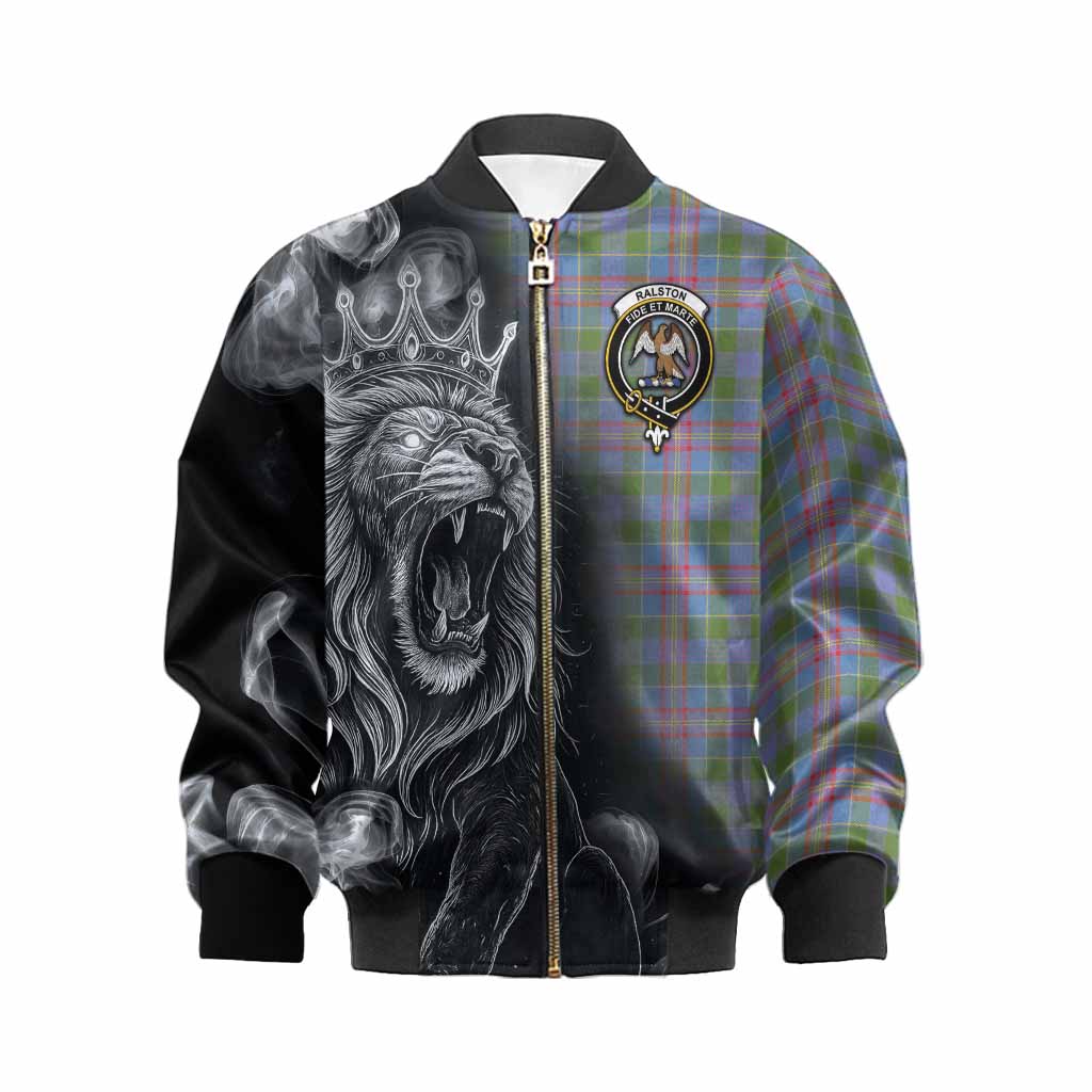 Ralston Tartan Kid Bomber Jacket Roaring Lion Heritage