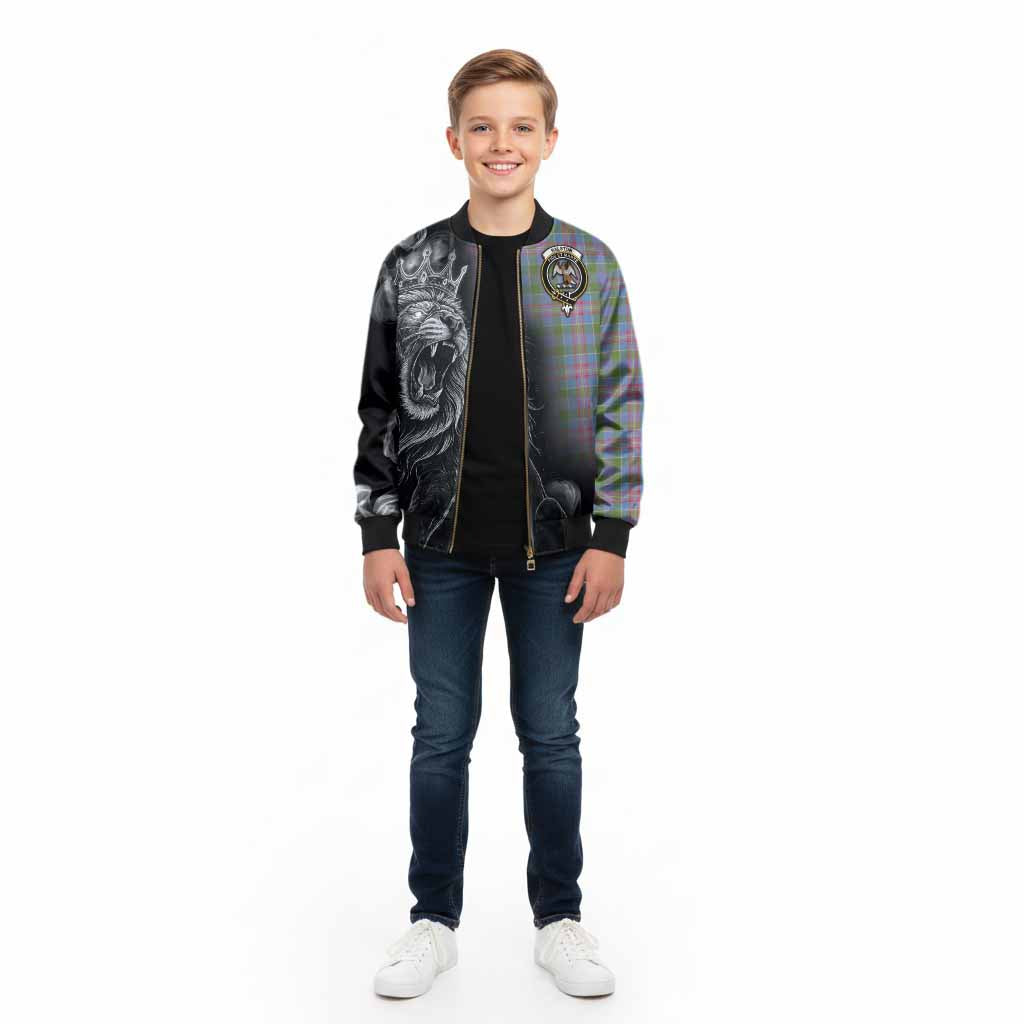 Ralston Tartan Kid Bomber Jacket Roaring Lion Heritage