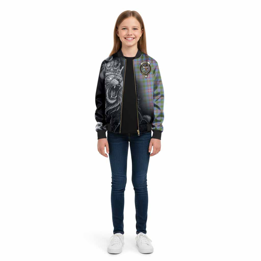 Ralston Tartan Kid Bomber Jacket Roaring Lion Heritage