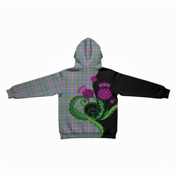 Ralston Tartan Kid Hoodie Traditional Scottish Thistle