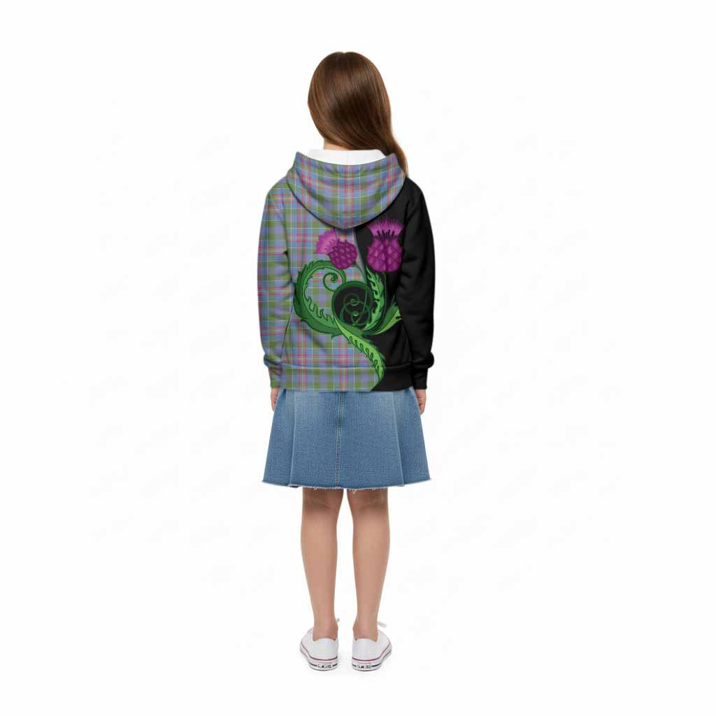 Ralston Tartan Kid Hoodie Traditional Scottish Thistle