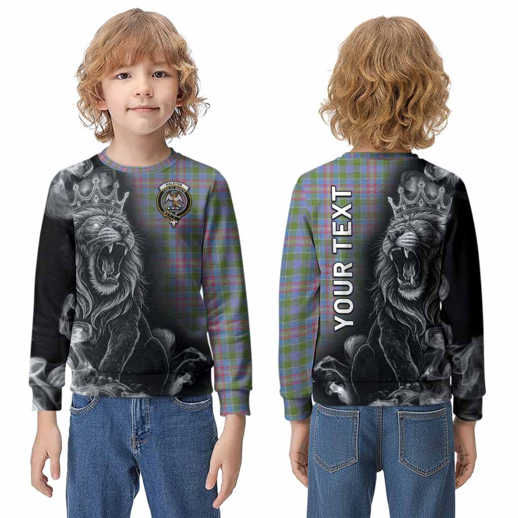 Ralston Tartan Kid Knitted Sweatshirt Roaring Lion Heritage