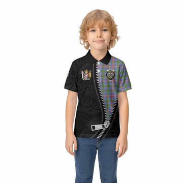 Ralston Tartan Kid Polo Shirt New Zealand Pattern Unique Zipper Stylized