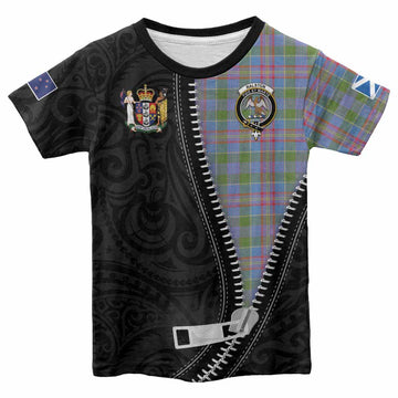 Ralston Tartan Kid T-shirt New Zealand Pattern Unique Zipper Stylized