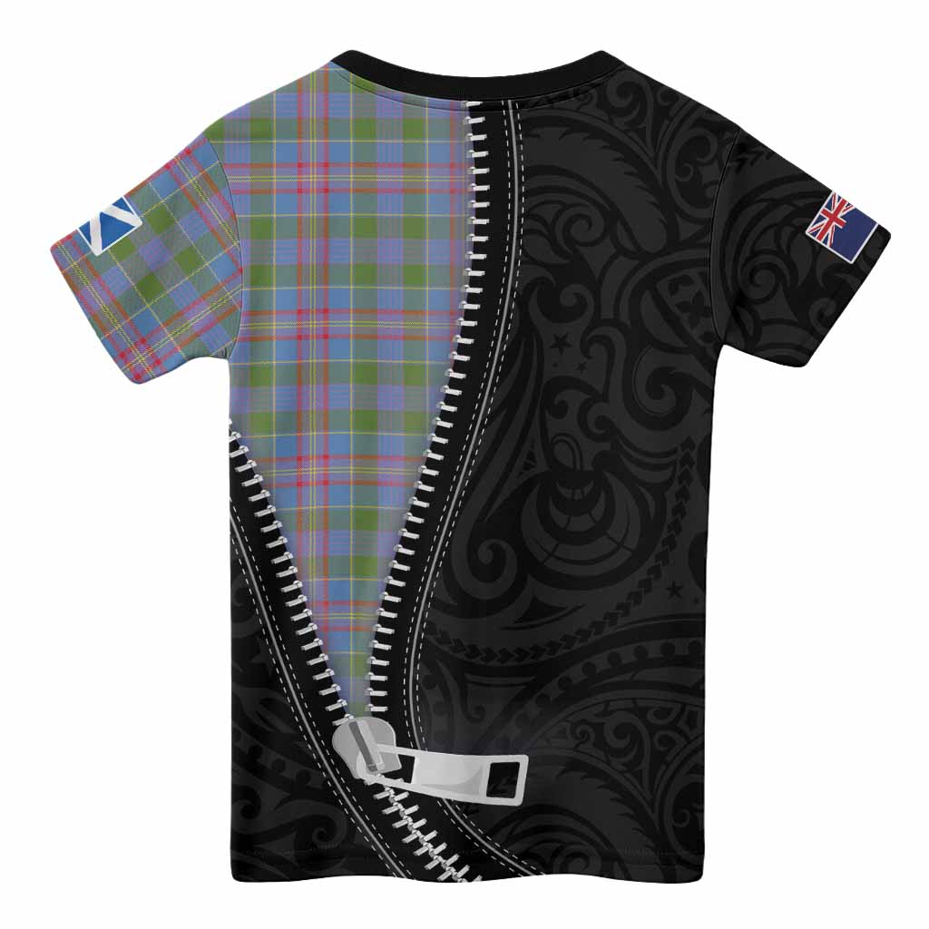 Ralston Tartan Kid T-shirt New Zealand Pattern Unique Zipper Stylized