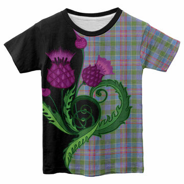 Ralston Tartan Kid T-shirt Traditional Scottish Thistle