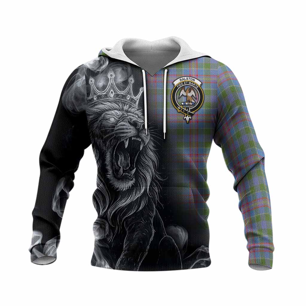 Ralston Tartan Knitted Hoodie Roaring Lion Heritage