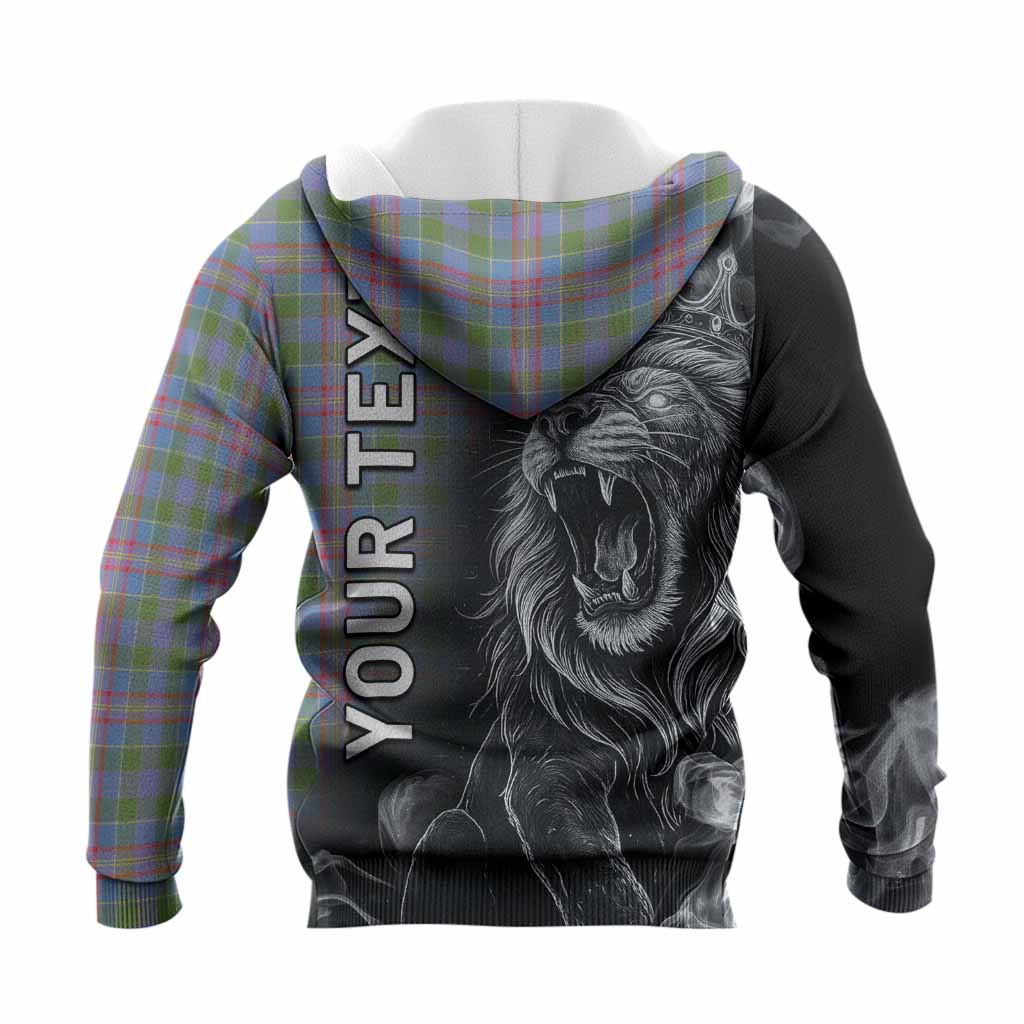 Ralston Tartan Knitted Hoodie Roaring Lion Heritage