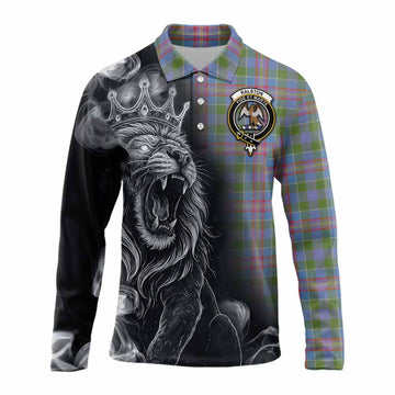 Ralston Tartan Long Sleeve Polo Shirt Roaring Lion Heritage