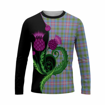 Ralston Tartan Long Sleeve T-Shirt Traditional Scottish Thistle
