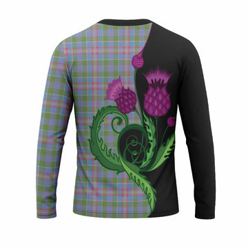 Ralston Tartan Long Sleeve T-Shirt Traditional Scottish Thistle