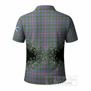 Ralston Tartan Polo Shirt Thistle Scottish Spirit