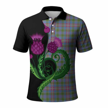Ralston Tartan Polo Shirt Traditional Scottish Thistle