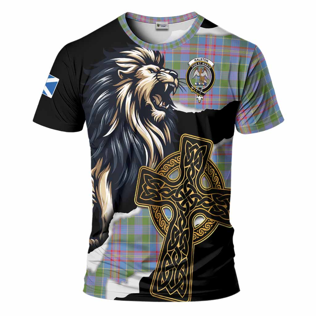Ralston Tartan Scottish T-Shirt Lion Celtic Heritage