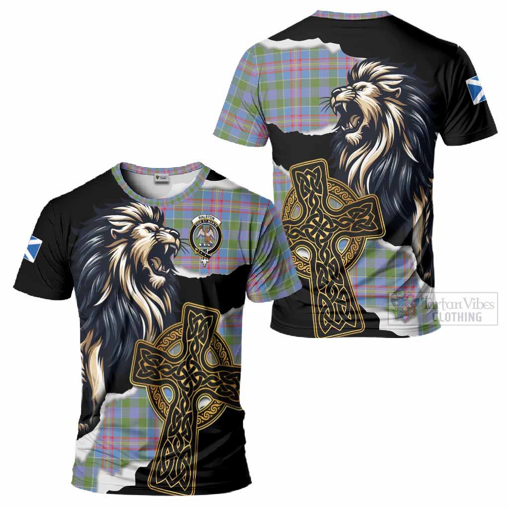 Ralston Tartan Scottish T-Shirt Lion Celtic Heritage