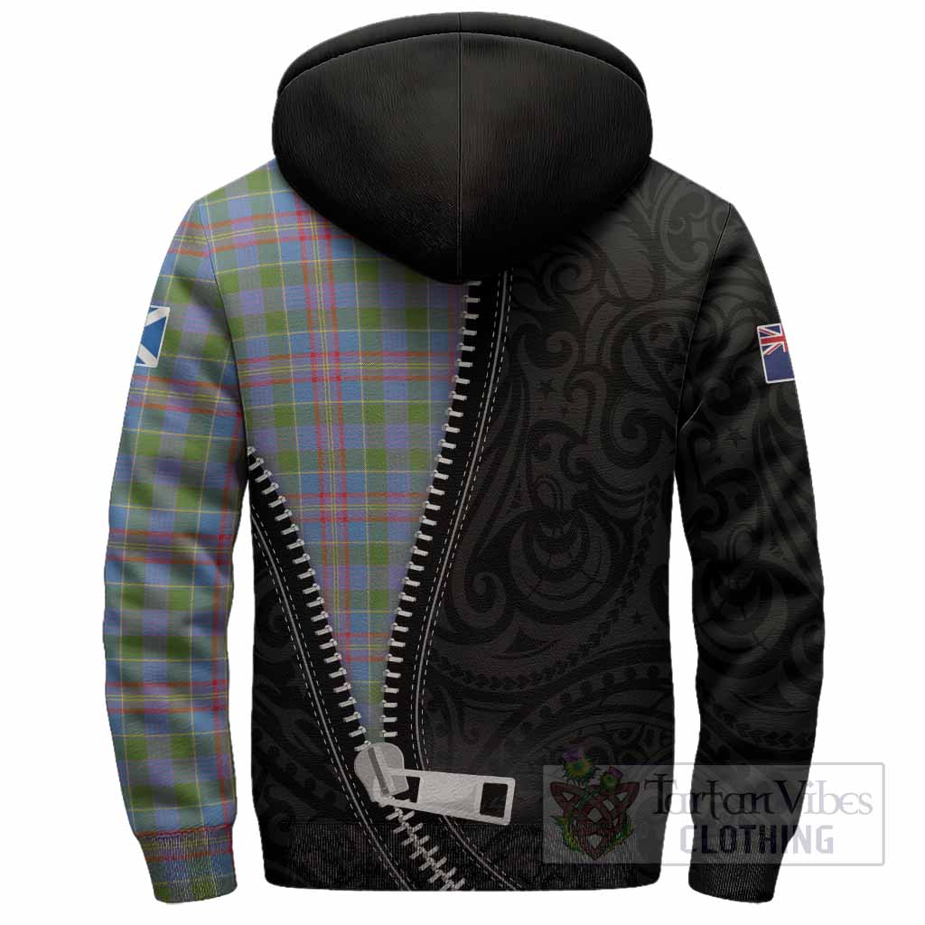 Ralston Tartan Sherpa Hoodie New Zealand Pattern Unique Zipper Stylized