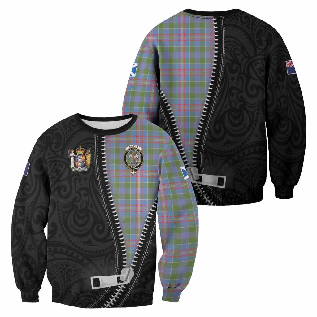 Ralston Tartan Sweatshirt New Zealand Pattern Unique Zipper Stylized