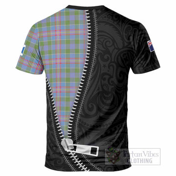 Ralston Tartan T-Shirt New Zealand Pattern Unique Zipper Stylized