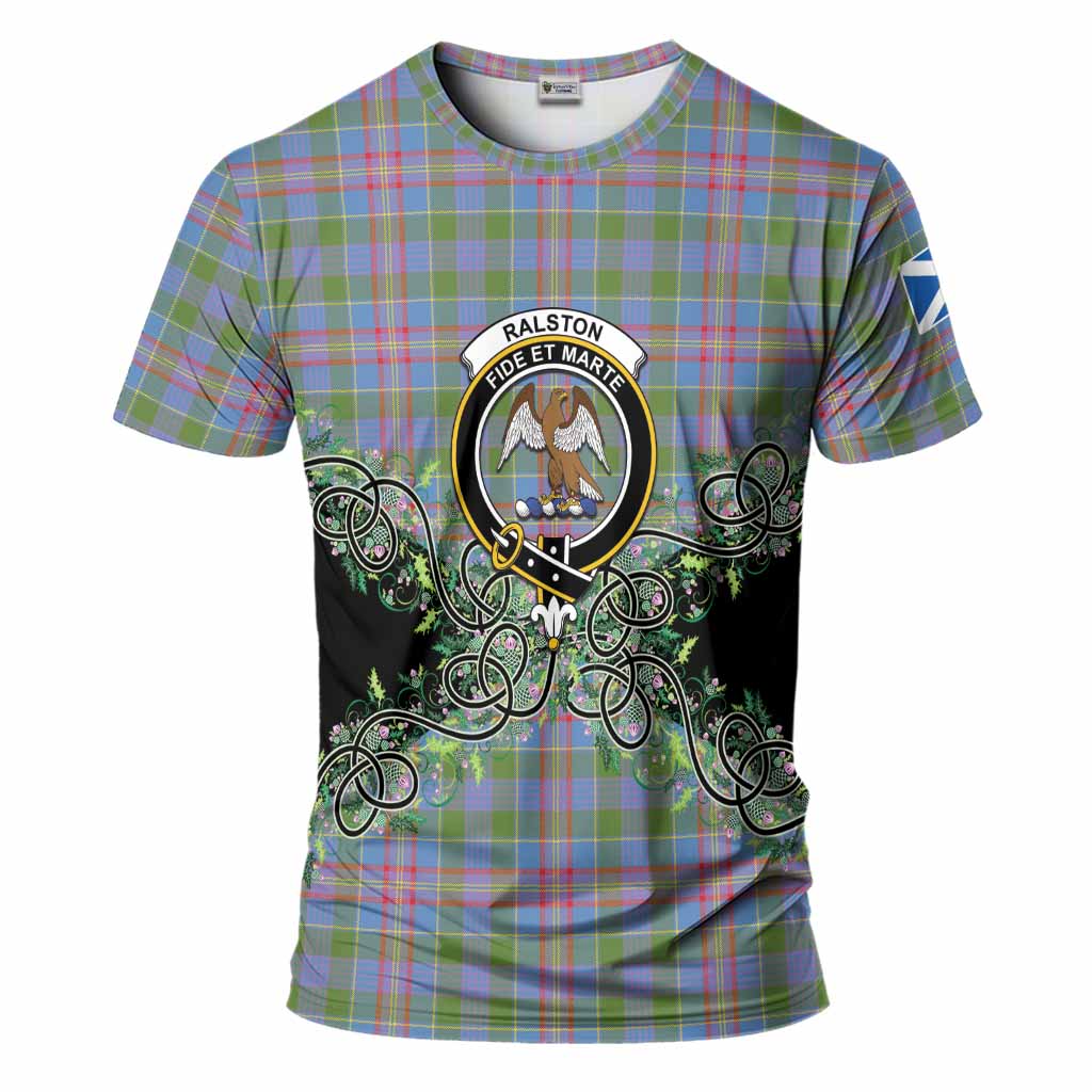 Ralston Tartan T-Shirt Thistle Scottish Spirit
