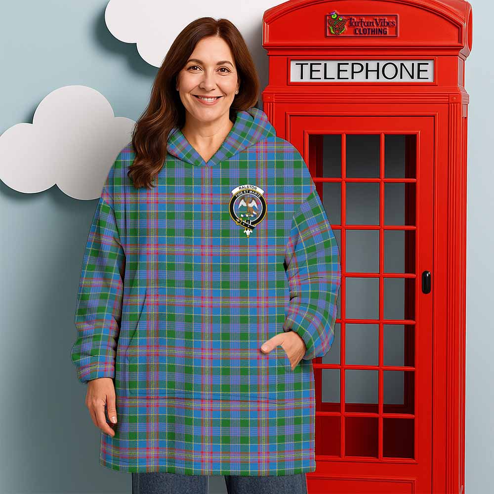 Ralston Tartan Wearable Blanket with Family Crest - Tartan Vibes Clothing
