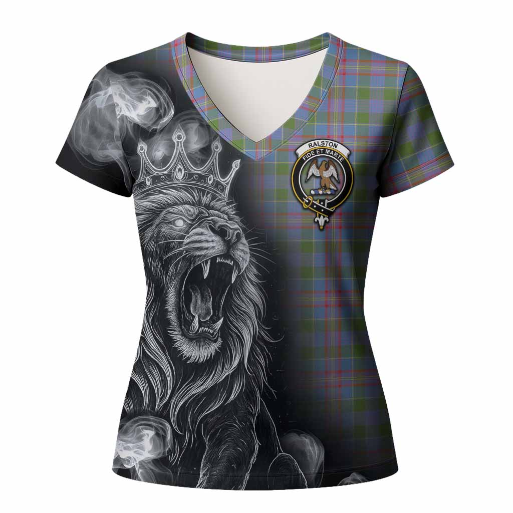 Ralston Tartan Women T shirt Roaring Lion Heritage