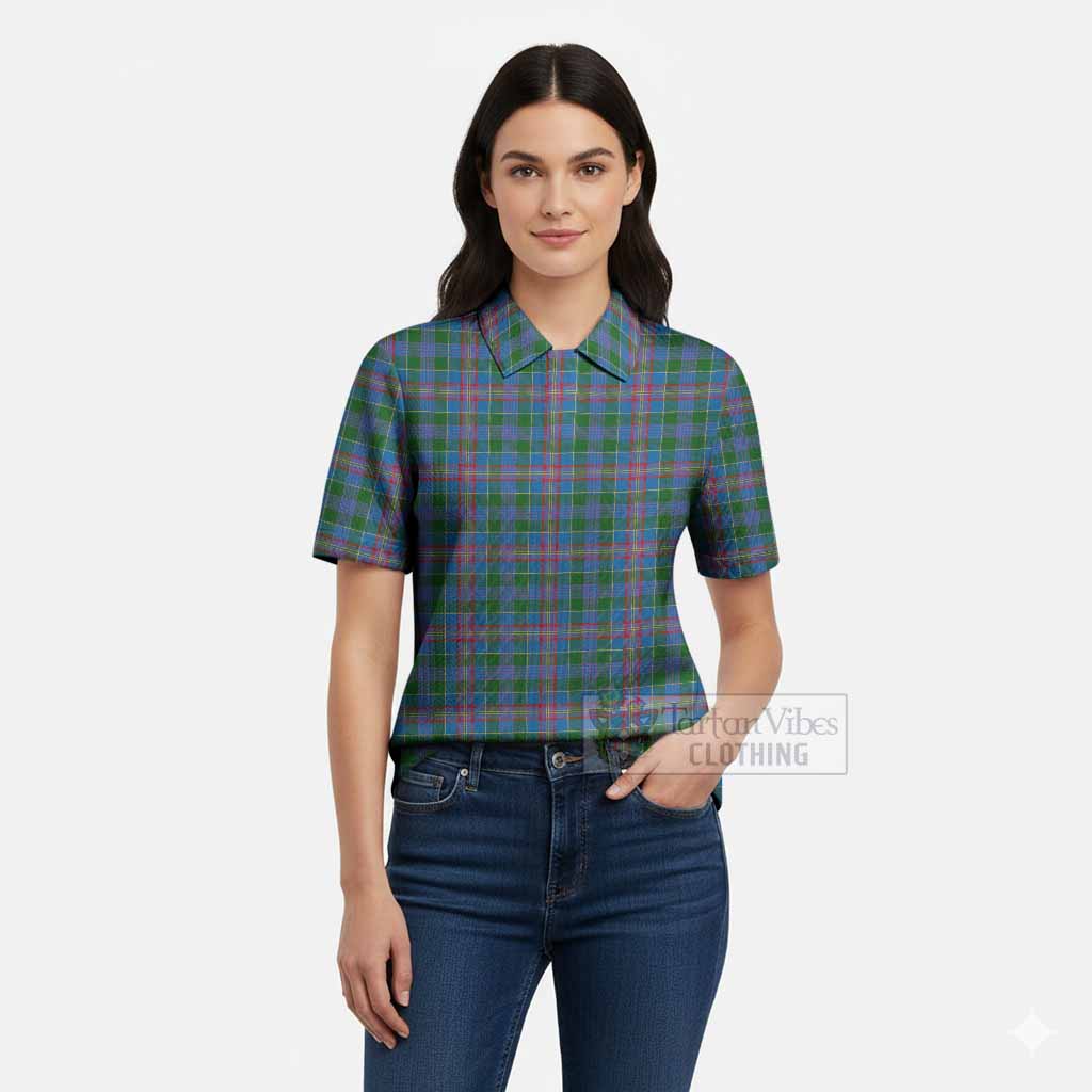 Ralston Tartan Women’s Polo Sweater Top