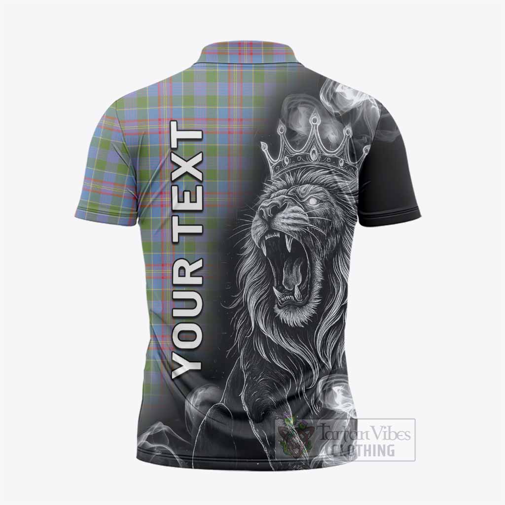 Ralston Tartan Zipper Polo Shirt Roaring Lion Heritage