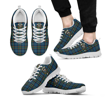 Ralston UK Tartan Sneakers with Family Crest