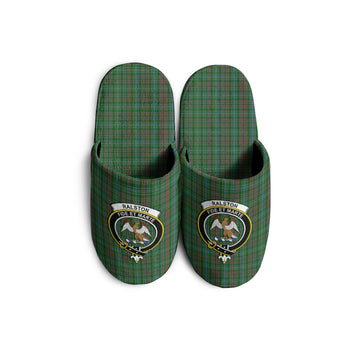 Ralston USA Tartan Home Slippers with Family Crest