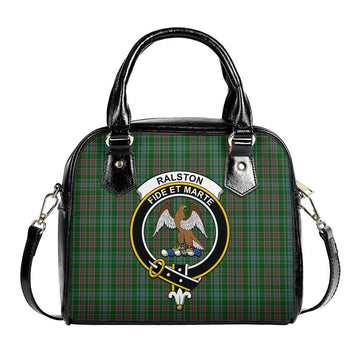 Ralston USA Tartan Shoulder Handbags with Family Crest