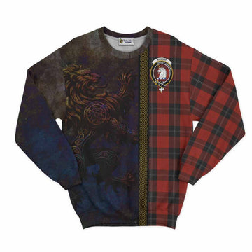Ramsay Tartan Family Crest Sweatshirt Alba Gu Brath Be Brave Lion Ancient Style