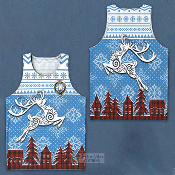 Ramsay Clan Christmas Men's Tank Top Celtic Reindeer Style
