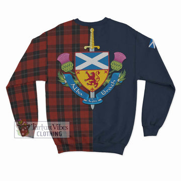 Ramsay Tartan Sweatshirt Alba with Scottish Lion Royal Arm Half Style