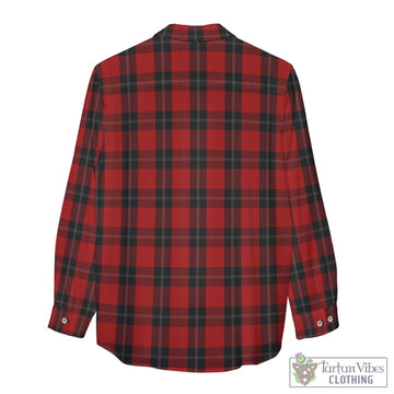 Ramsay Tartan Womens Casual Shirt with Family Crest