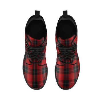 Ramsay Tartan Leather Boots