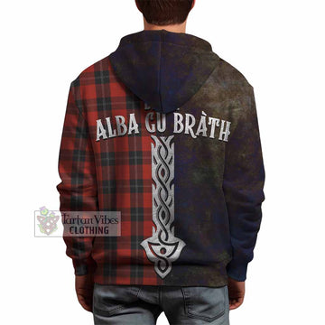 Ramsay Tartan Family Crest Hoodie Alba Gu Brath Be Brave Lion Ancient Style