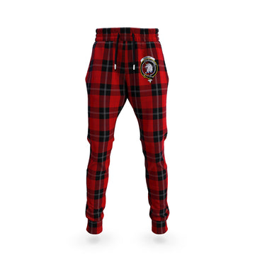 Ramsay Tartan Joggers Pants with Family Crest