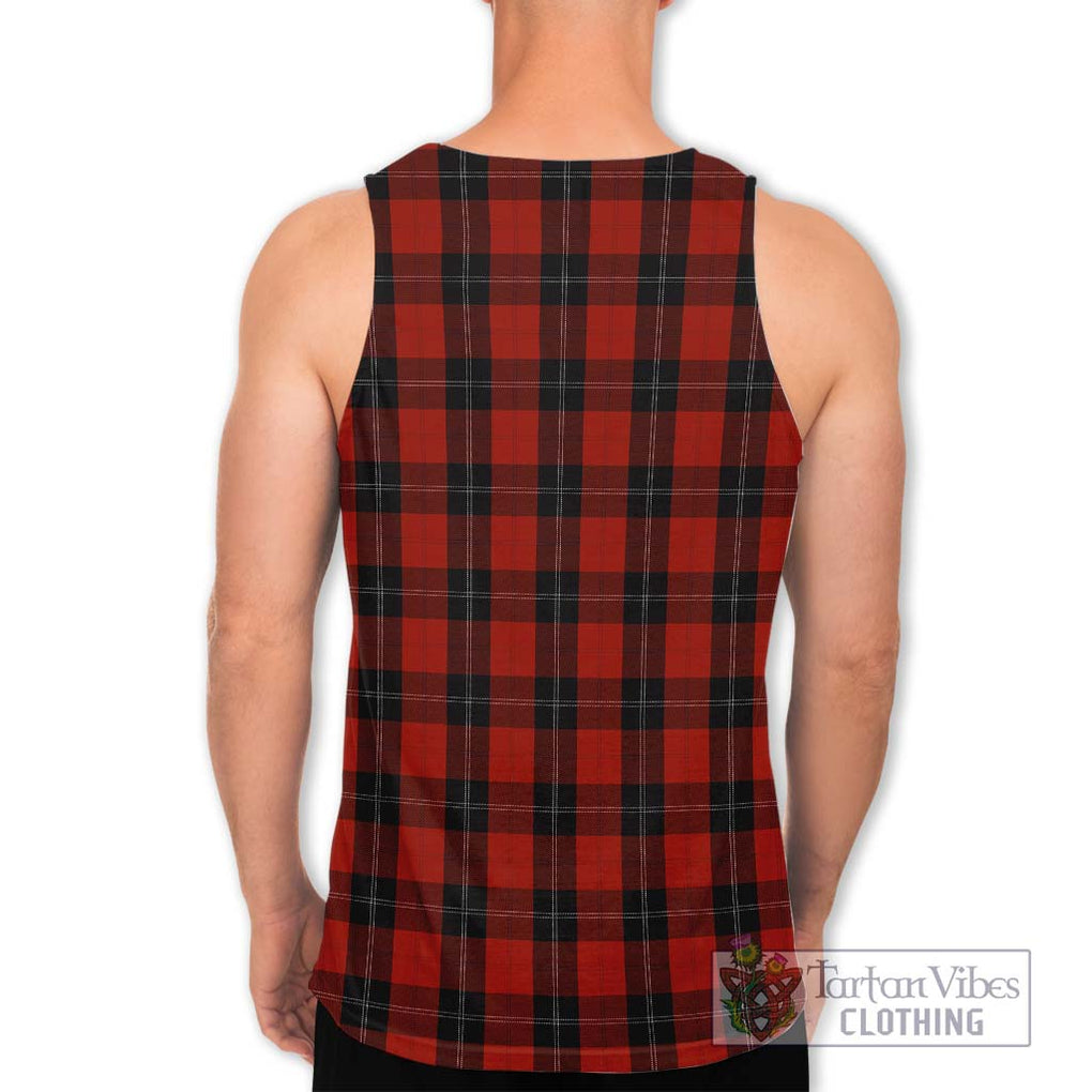 Ramsay Tartan Men's Tank Top with Family Crest DNA In Me Style - Tartanvibesclothing Shop
