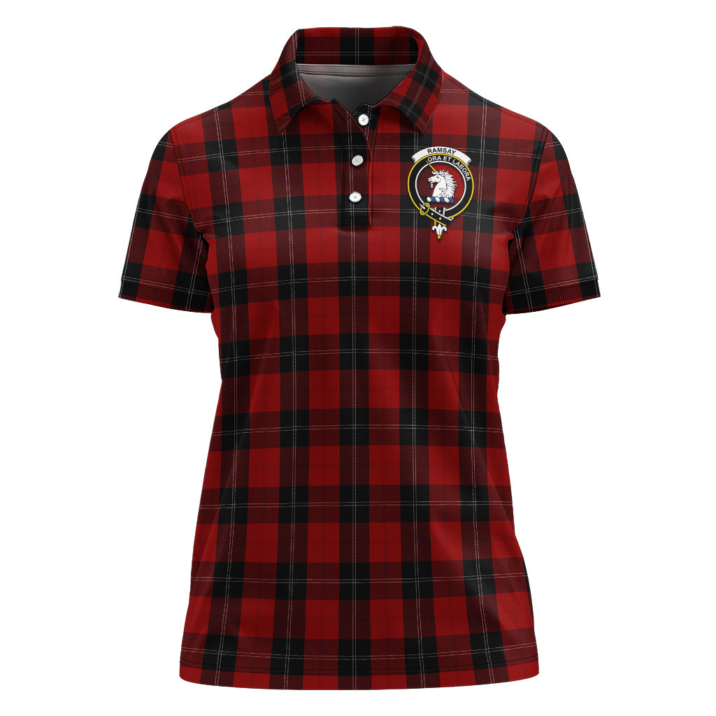 ramsay-tartan-polo-shirt-with-family-crest-for-women