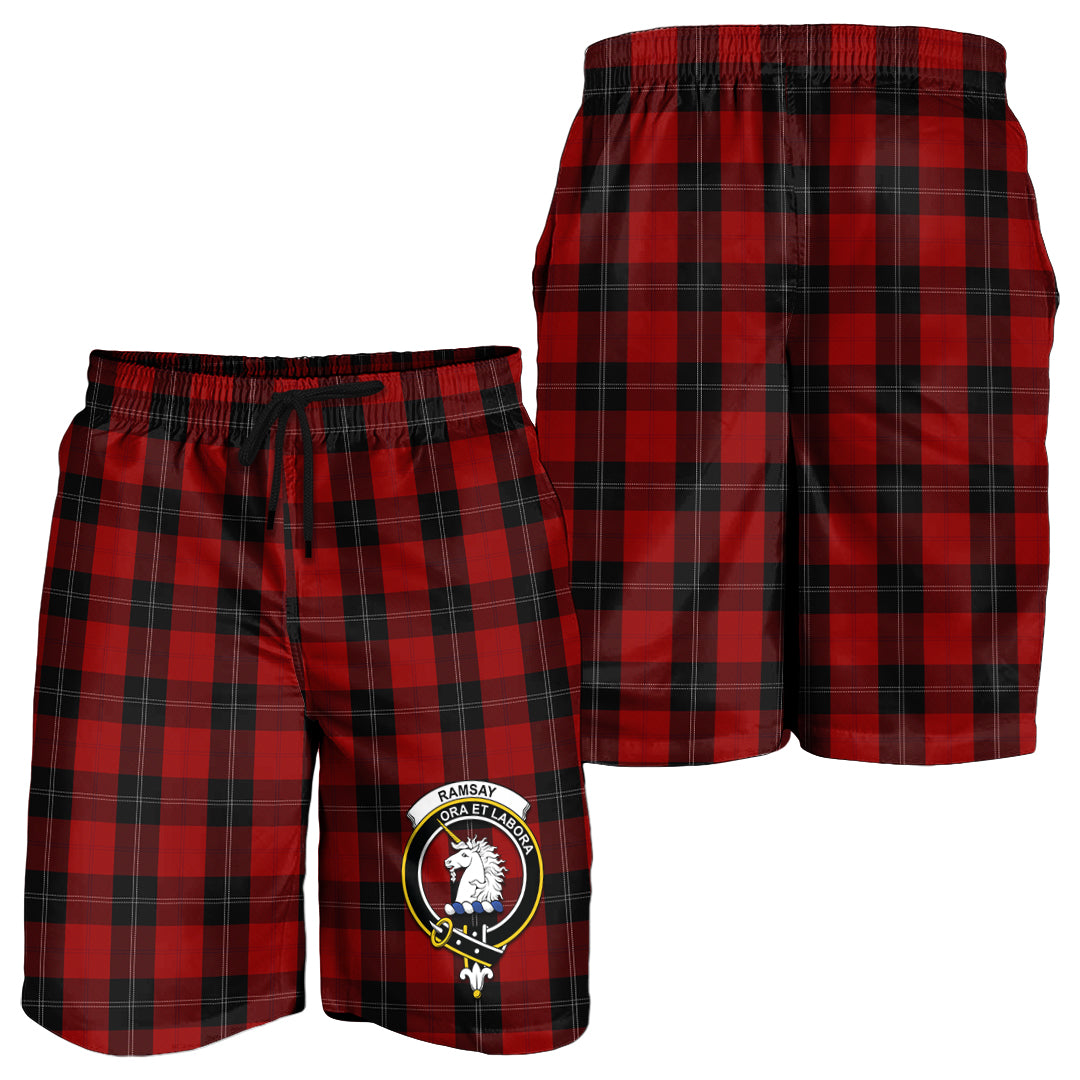 ramsay-tartan-mens-shorts-with-family-crest