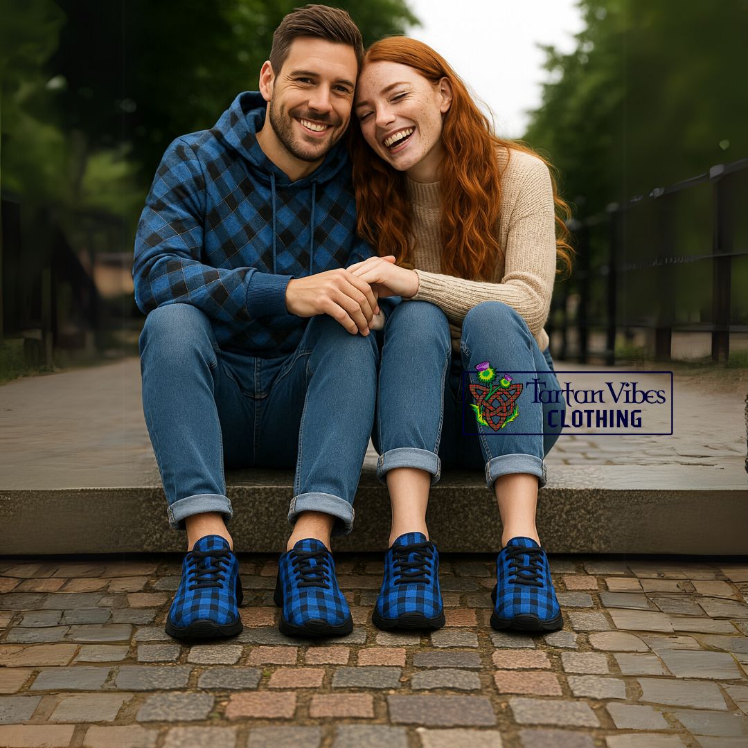 Ramsay Blue Hunting Tartan Sneakers