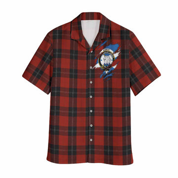 Ramsay Clan Crest In Me Tartan Hawaiian Shirt Scotland Flag Style
