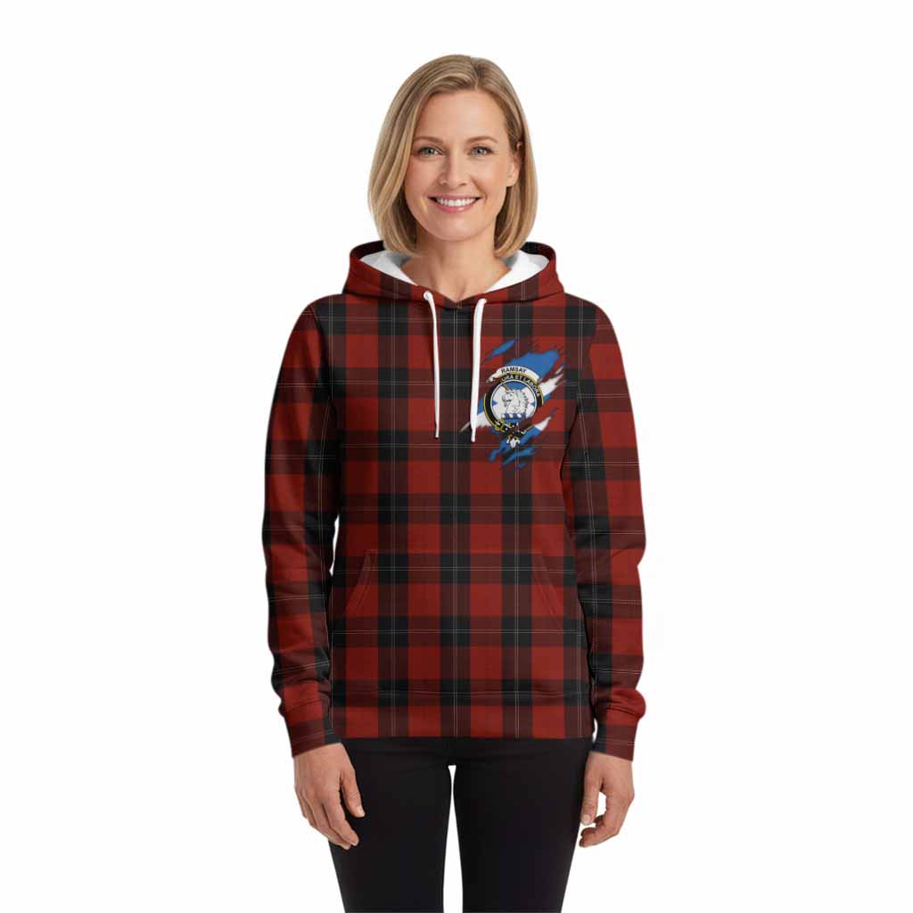 Ramsay Clan Crest In Me Tartan Hoodie Scotland Flag Style