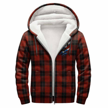 Ramsay Clan Crest In Me Tartan Sherpa Hoodie Scotland Flag Style