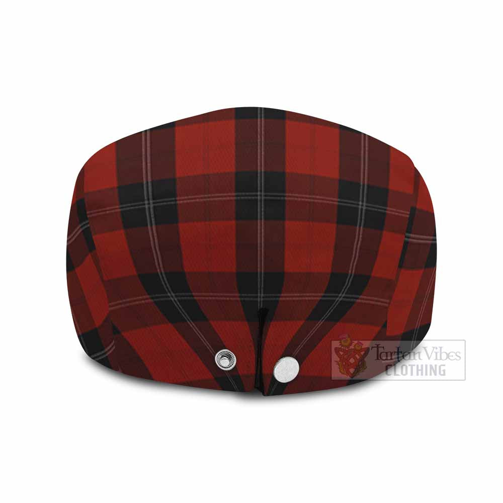 Ramsay Family Crest Tartan Jeff Cap, Tartan Flat Cap