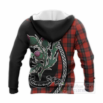 Ramsay Family Crest Tartan Knitted Hoodie Alba Thistle Inspired