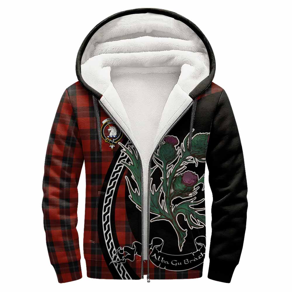 Ramsay Family Crest Tartan Sherpa Hoodie Alba Thistle Inspired - Tartan Vibes Clothing