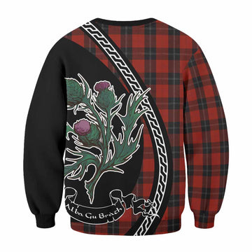 Ramsay Family Crest Tartan Sweatshirt Alba Thistle Inspired