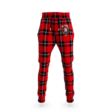 Ramsay Modern Tartan Joggers Pants with Family Crest